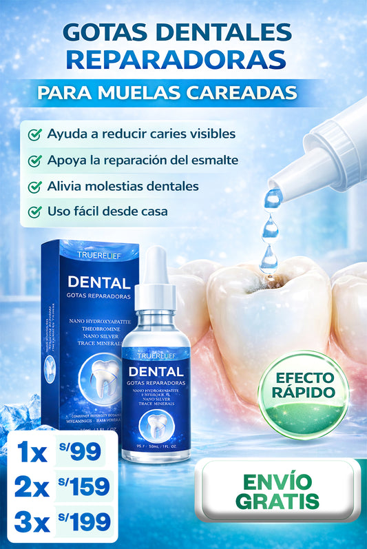 ¡Dile Adiós a las Caries! Gotas Dentales Reparadoras con Efecto Rápido